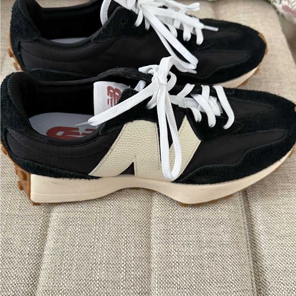 New Balance Shoes - New Balance Black and Cream Women's Sneaker